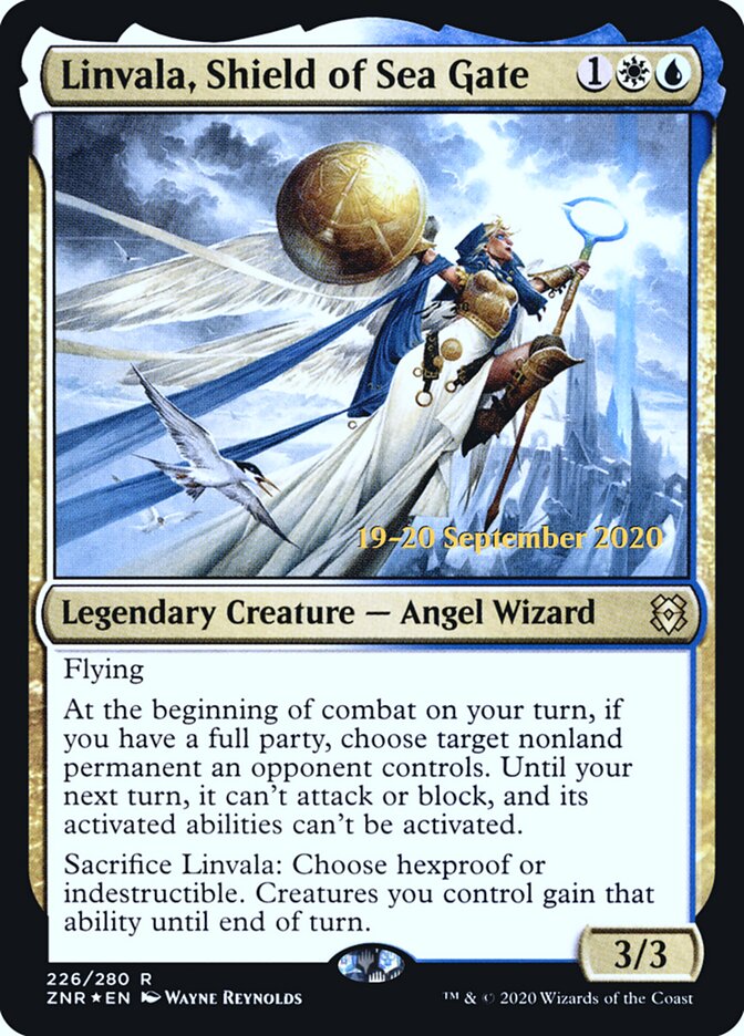 Linvala, Shield of Sea Gate, Zendikar Rising Promos · 226/280