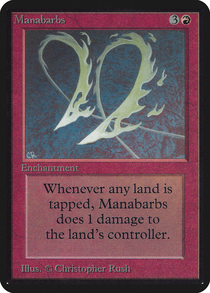 Manabarbs, Limited Edition Alpha · 163
