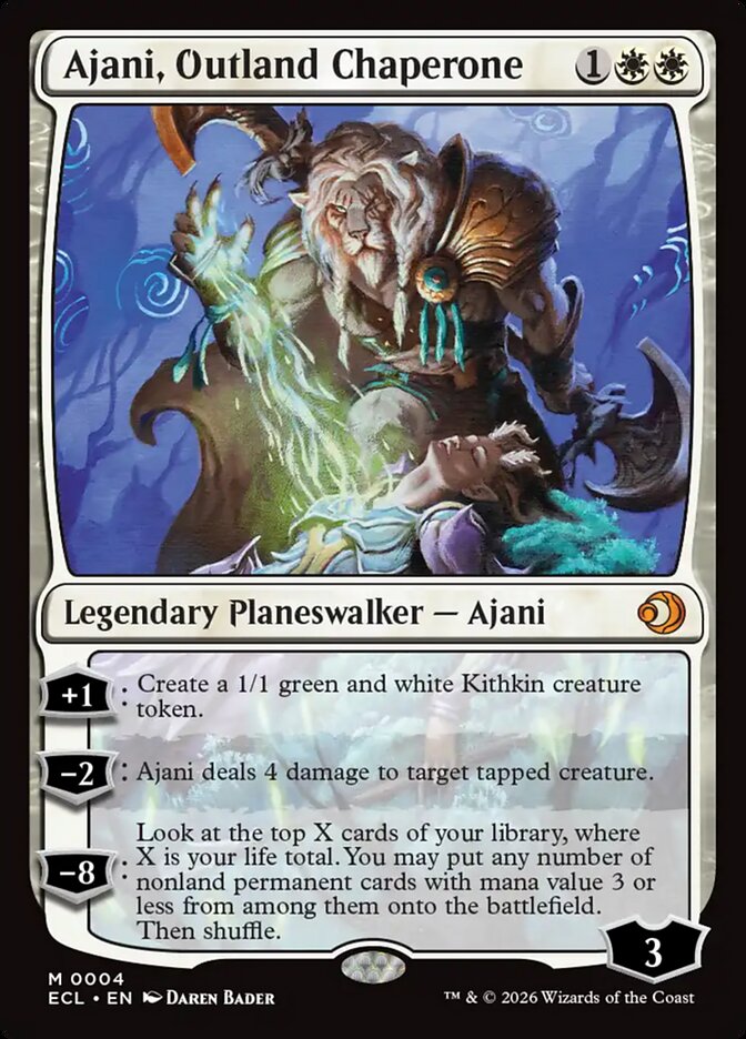Ajani, Outland Chaperone, Lorwyn Eclipsed · 0004