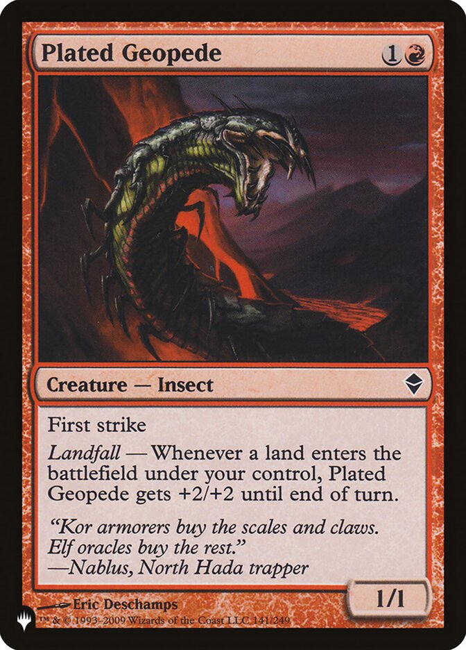 Plated Geopede, The List · zen-141
