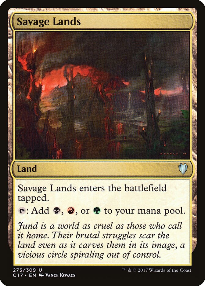 Savage Lands, Commander 2017 · 275/309