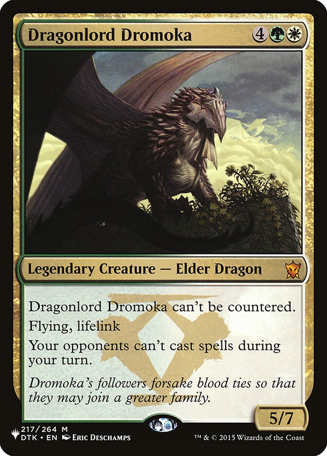Dragonlord Dromoka, The List · dtk-217