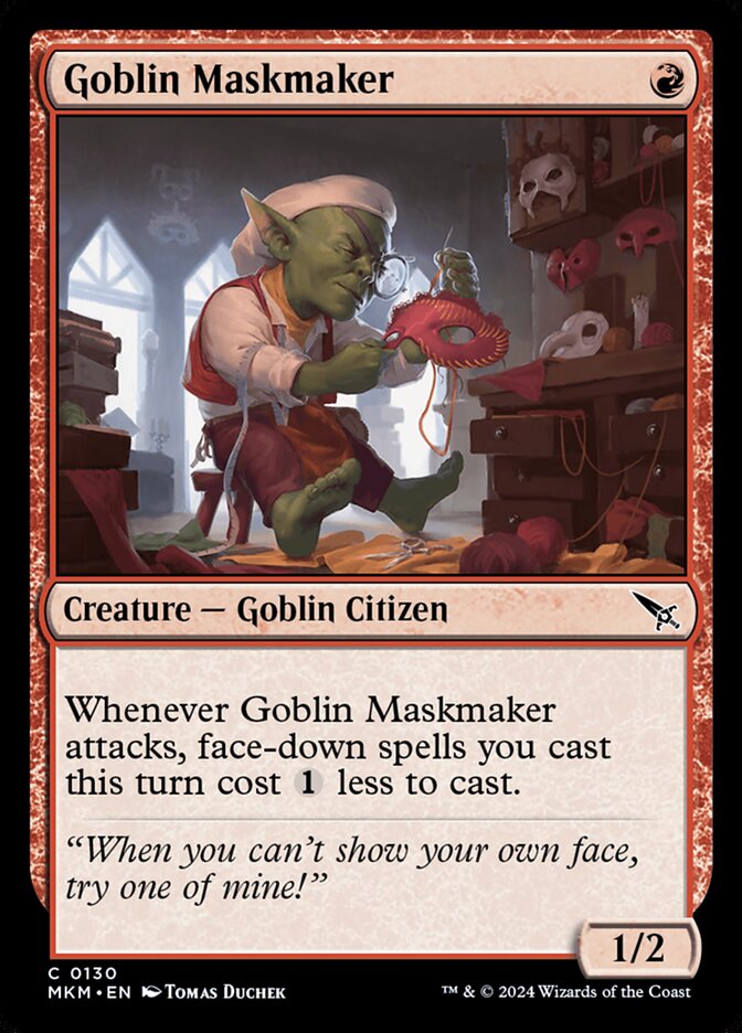 Goblin Maskmaker, Murders at Karlov Manor · 0130