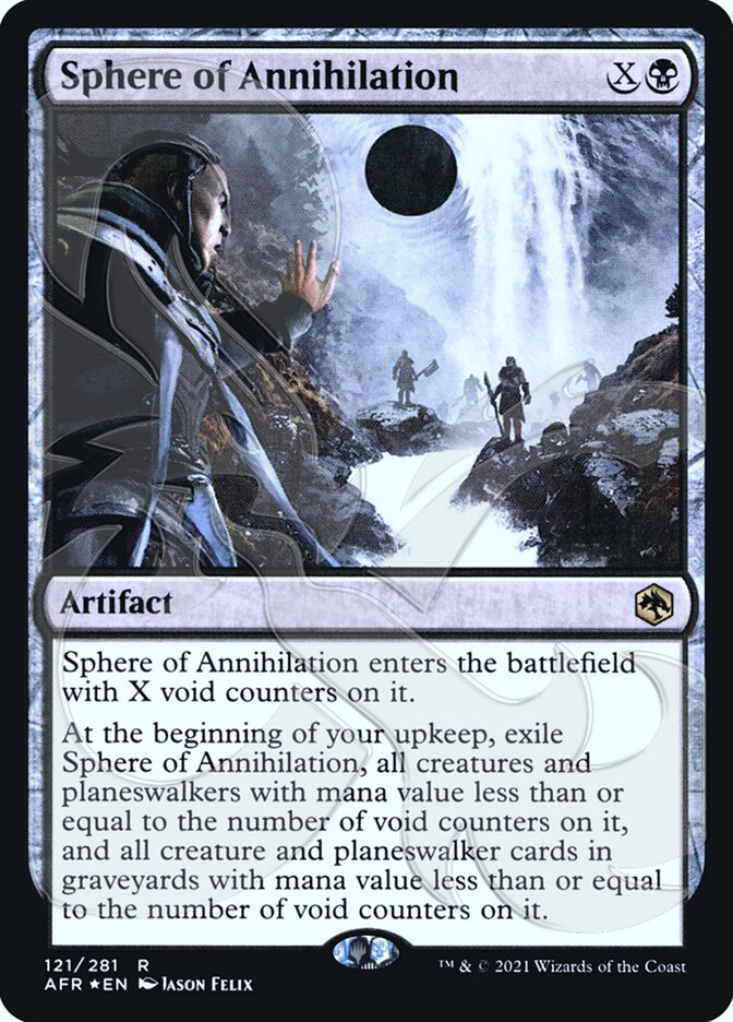 Sphere of Annihilation, Adventures in the Forgotten Realms Promos · 121a