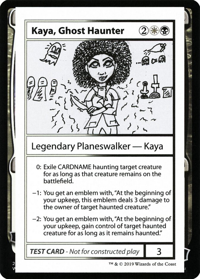Kaya, Ghost Haunter, Mystery Booster Playtest Cards 2021 · 094/121