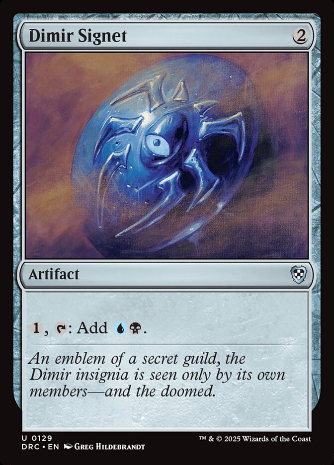 Dimir Signet, Aetherdrift Commander · 0129