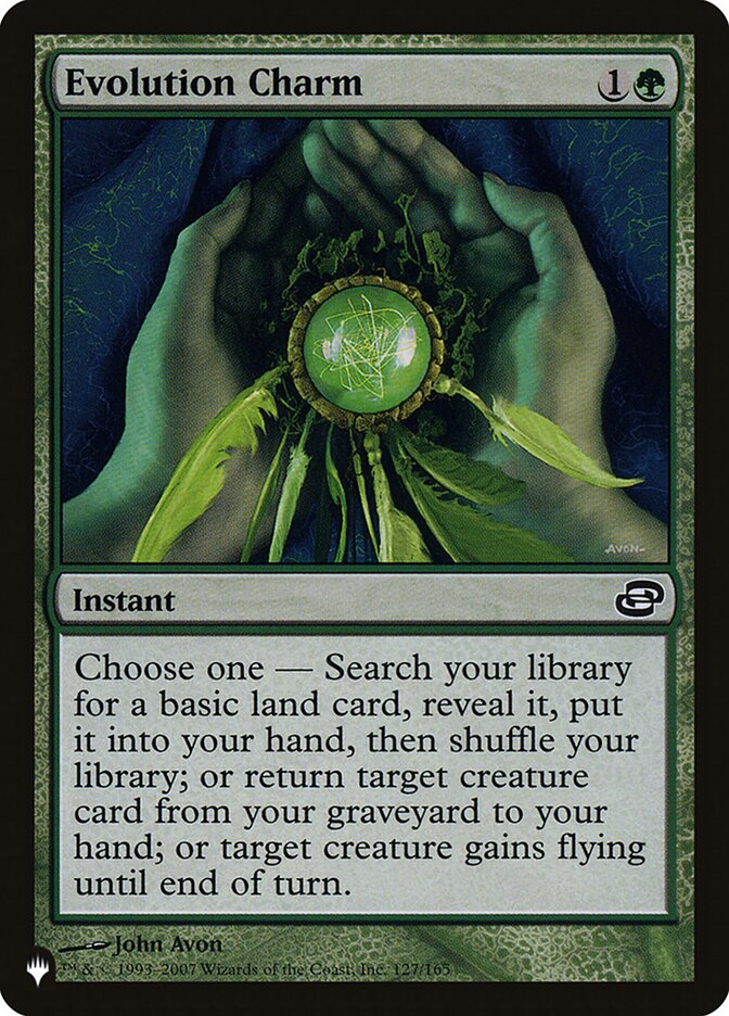 Evolution Charm, The List · plc-127