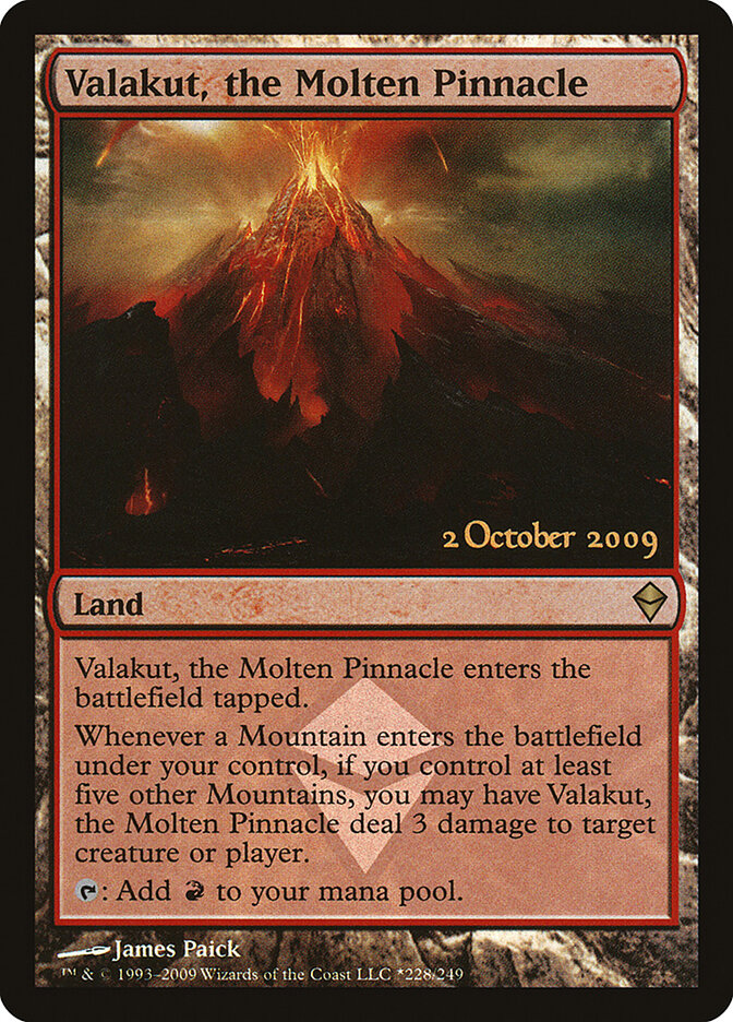Valakut, the Molten Pinnacle, Zendikar Promos · 228-star