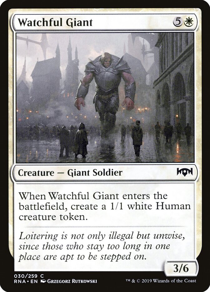 Watchful Giant, Ravnica Allegiance · 030/259