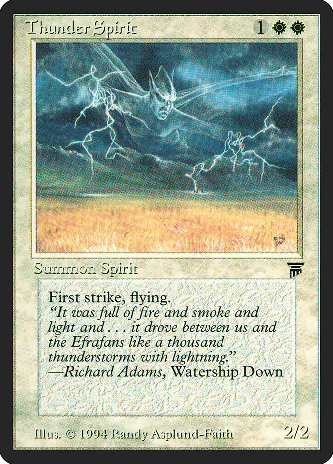 Thunder Spirit, Legends · 39