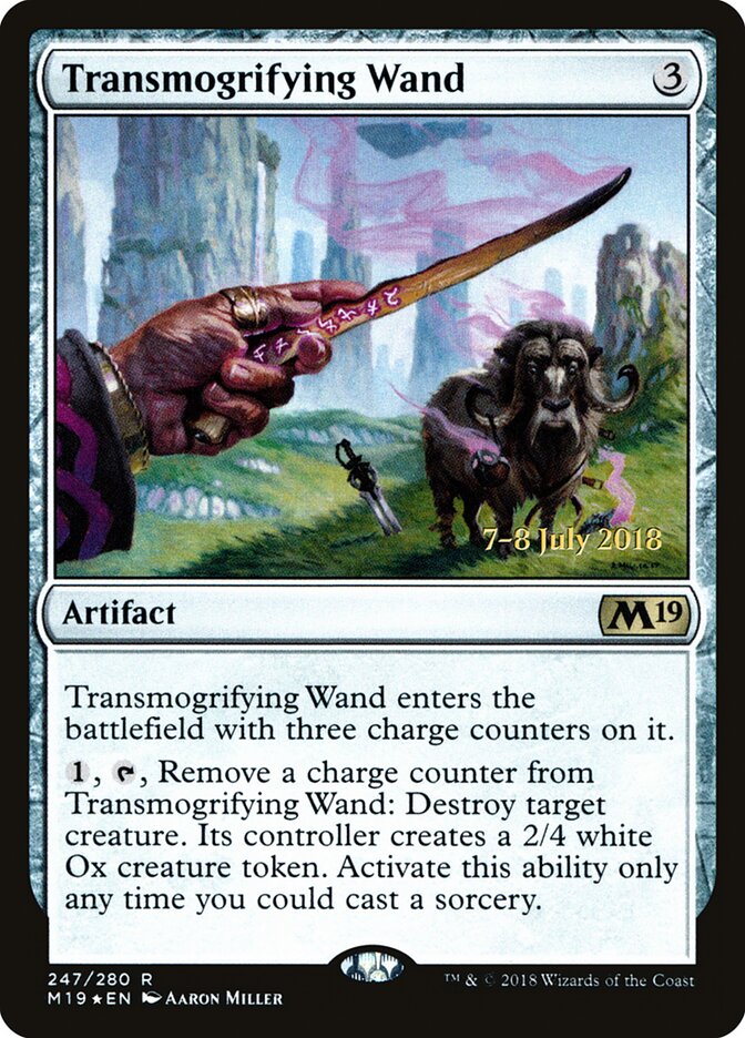 Transmogrifying Wand, Core Set 2019 Promos · 247/280
