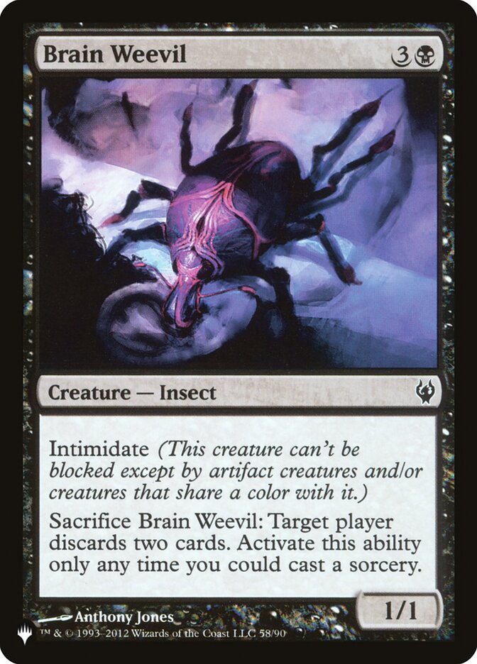 Brain Weevil, The List · ddj-58