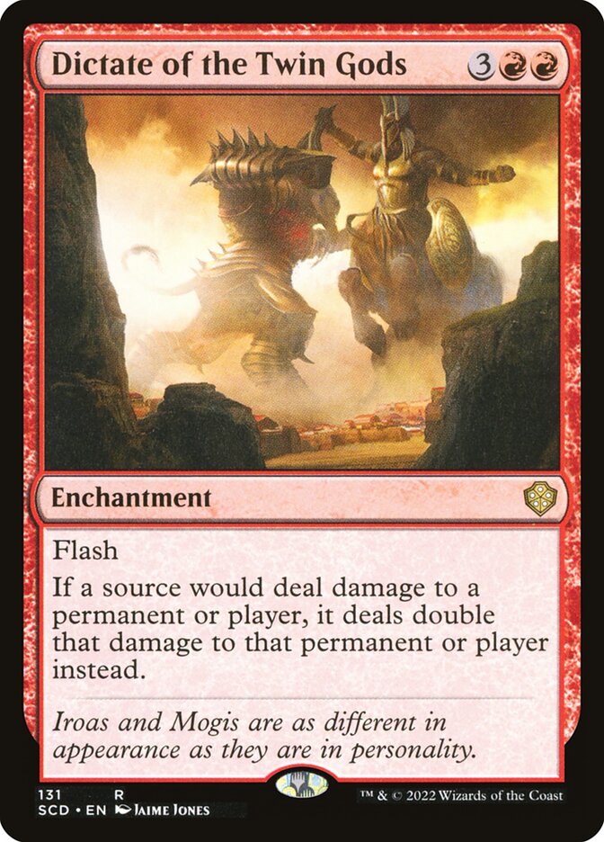 Dictate of the Twin Gods, Starter Commander Decks · 131