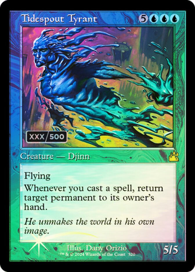 Tidespout Tyrant, Ravnica Remastered · 320z