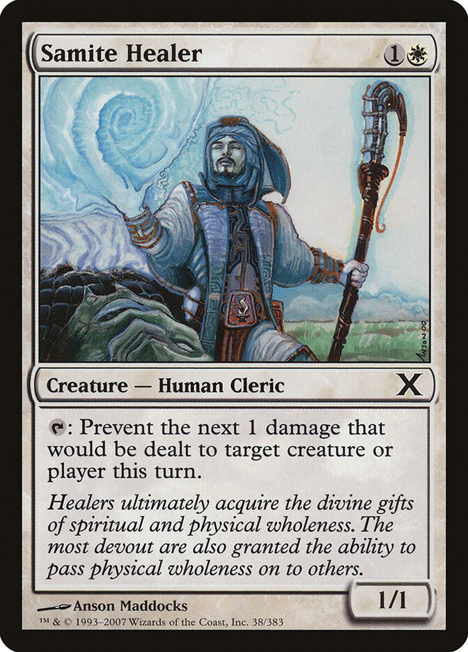 Samite Healer, Tenth Edition · 38/383