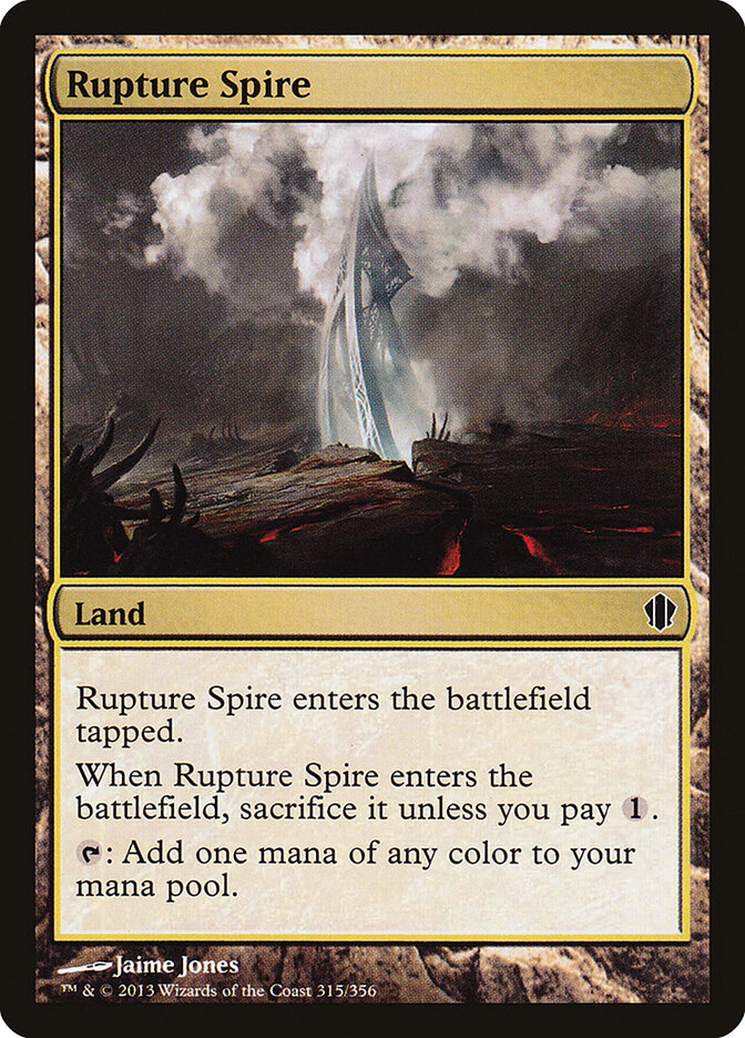 Rupture Spire, Commander 2013 · 315/356