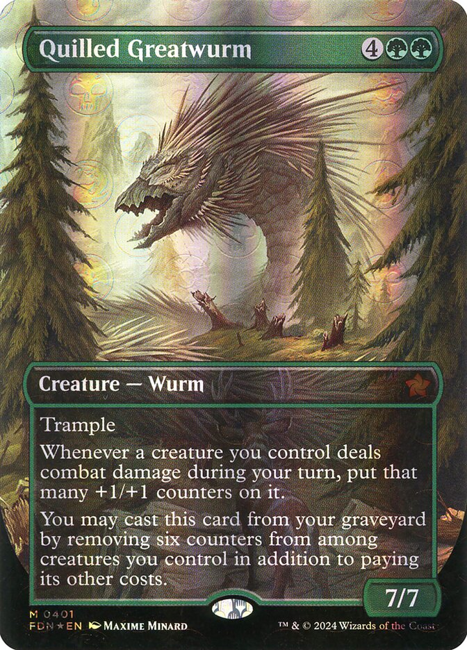 Quilled Greatwurm, Foundations · 0401