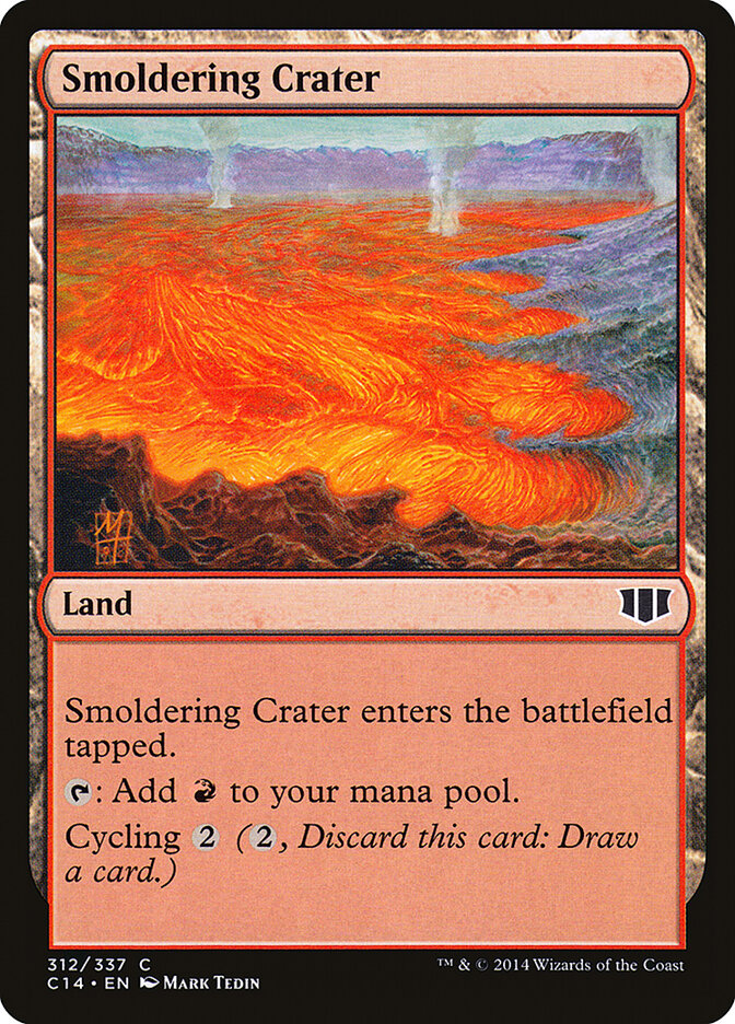 Smoldering Crater, Commander 2014 · 312/337