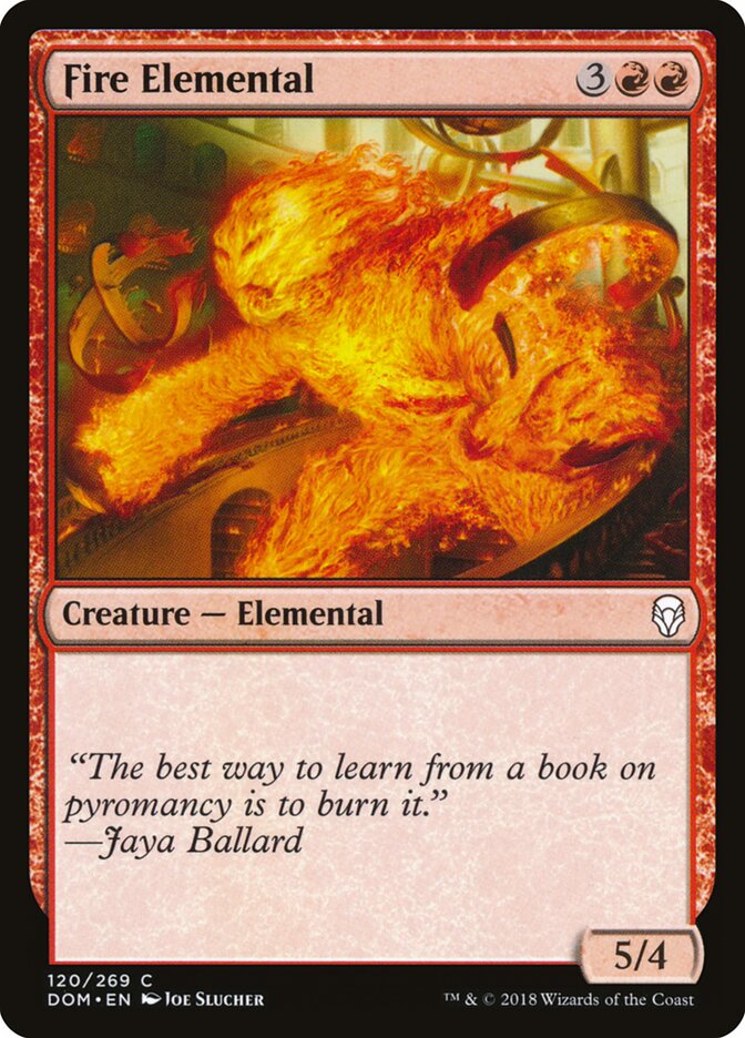 Fire Elemental, Dominaria · 120/269