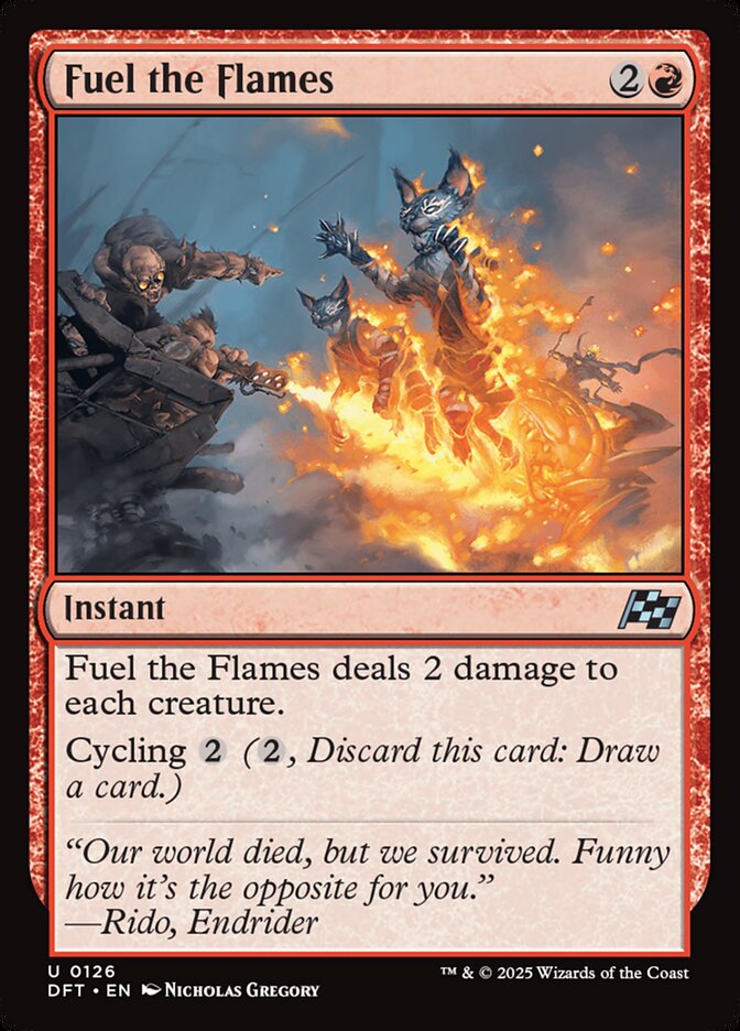 Fuel the Flames, Aetherdrift · 0126
