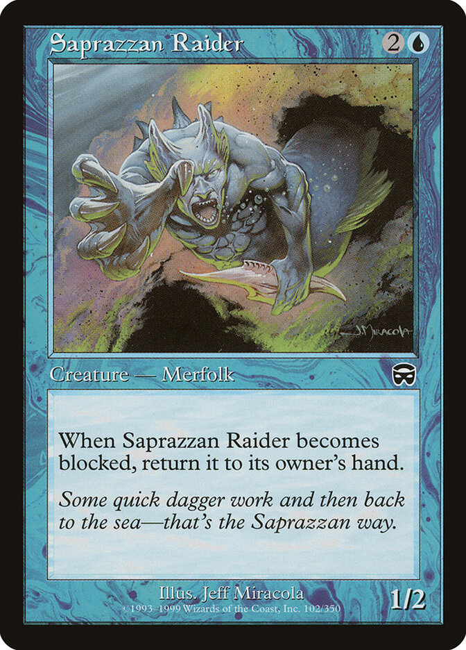 Saprazzan Raider, Mercadian Masques · 102/350