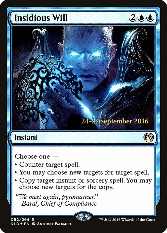 Insidious Will, Kaladesh Promos · 052/264