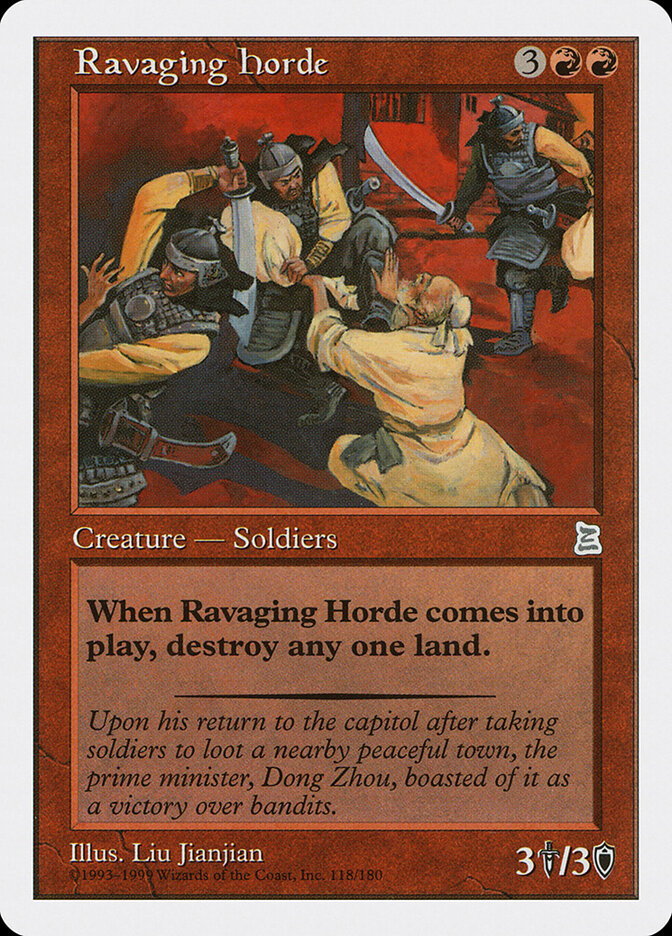 Ravaging Horde, Portal Three Kingdoms · 118/180