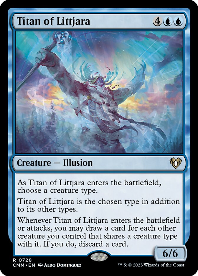 Titan of Littjara, Commander Masters · 0728