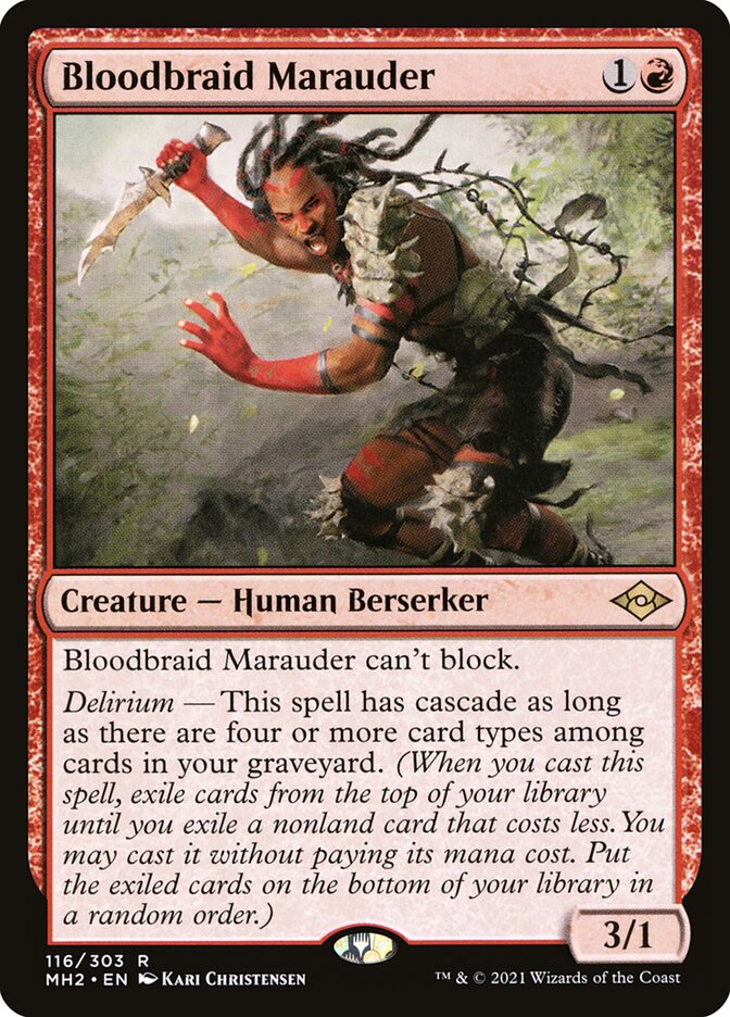 Bloodbraid Marauder, Modern Horizons 2 · 116/303