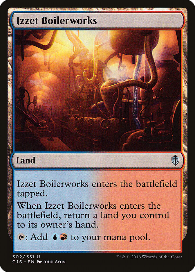 Izzet Boilerworks, Commander 2016 · 302/351