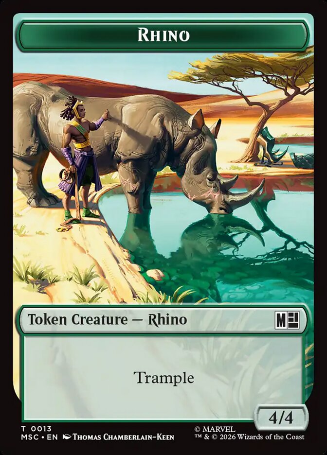 Rhino, Marvel Super Heroes Commander Tokens · 0013