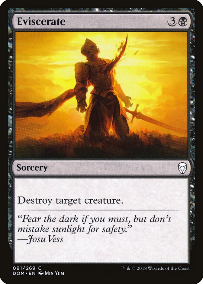 Eviscerate, Dominaria · 091/269