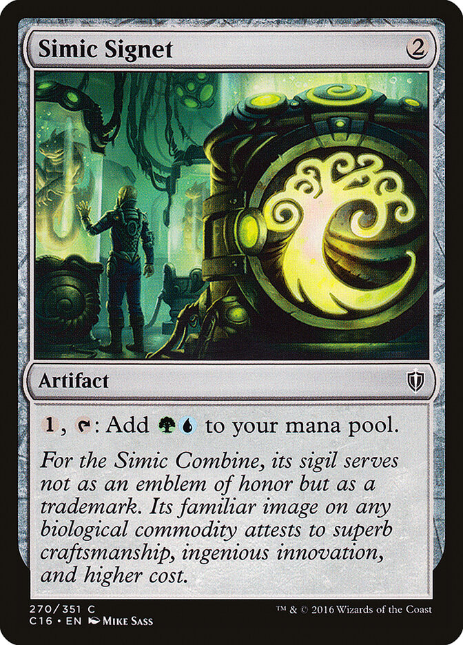 Simic Signet, Commander 2016 · 270/351