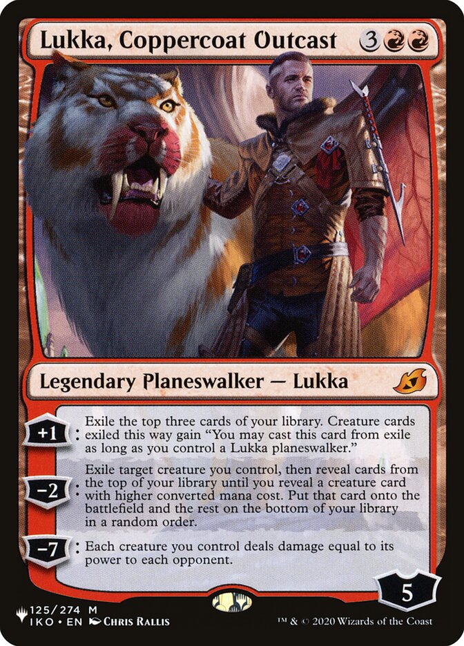 Lukka, Coppercoat Outcast, The List · iko-125