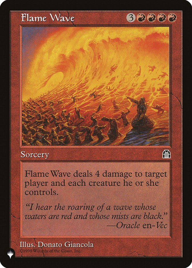 Flame Wave, The List · sth-81