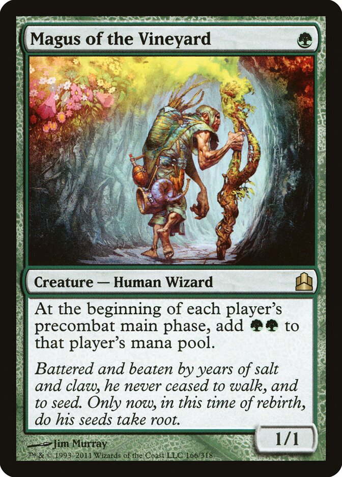 Magus of the Vineyard, Commander 2011 · 166/318