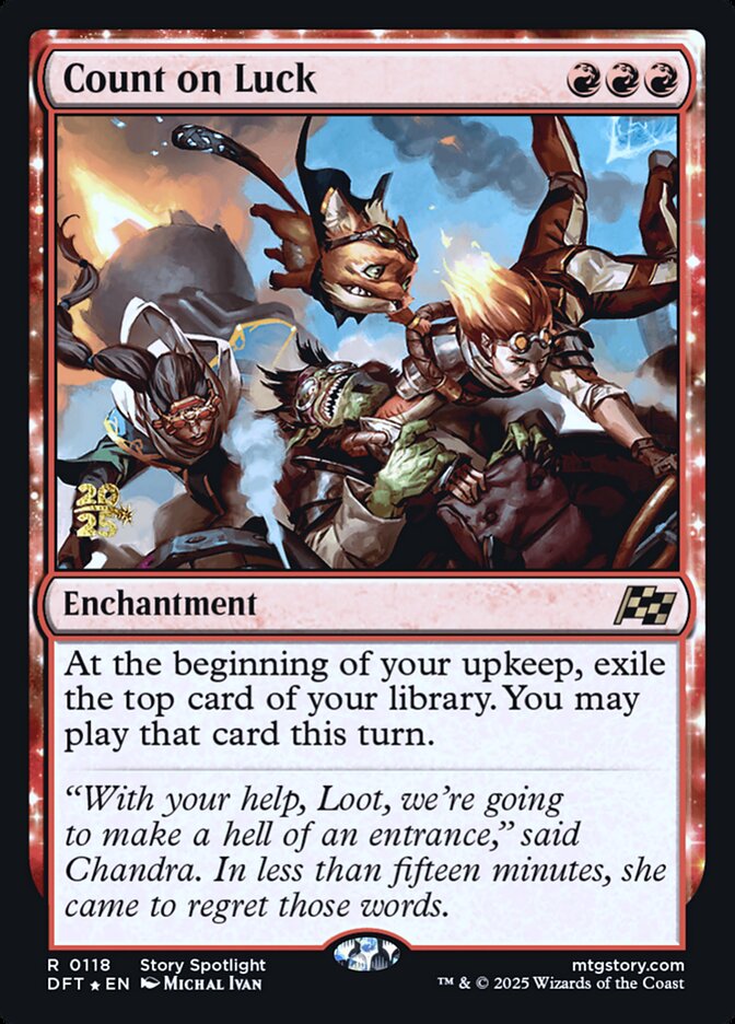Count on Luck, Aetherdrift Promos · 0118