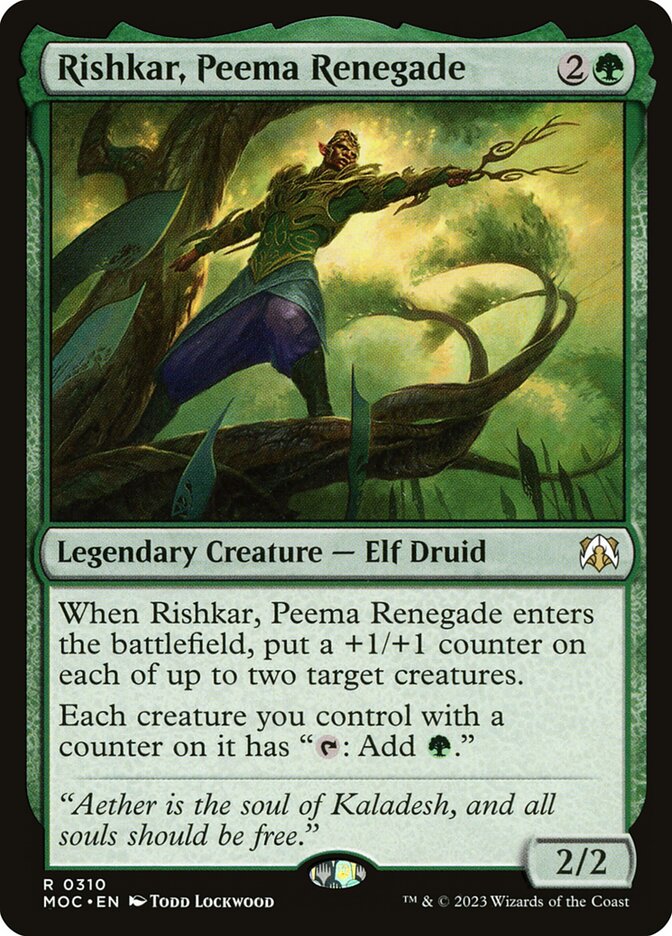 Rishkar, Peema Renegade, March of the Machine Commander · 0310
