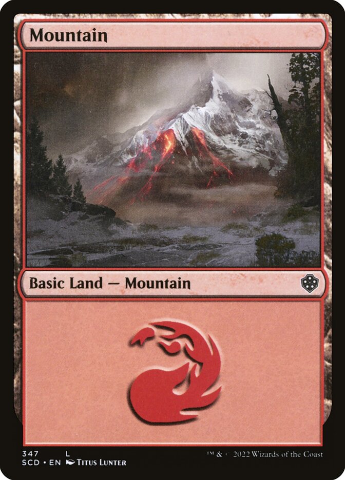 Mountain, Starter Commander Decks · 347
