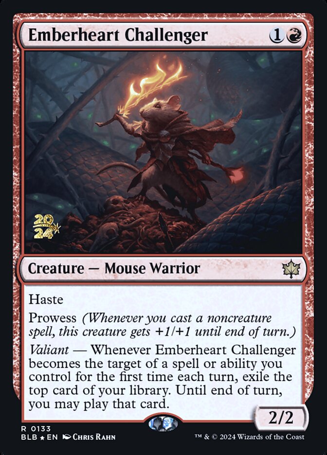 Emberheart Challenger, Bloomburrow Promos · 0133