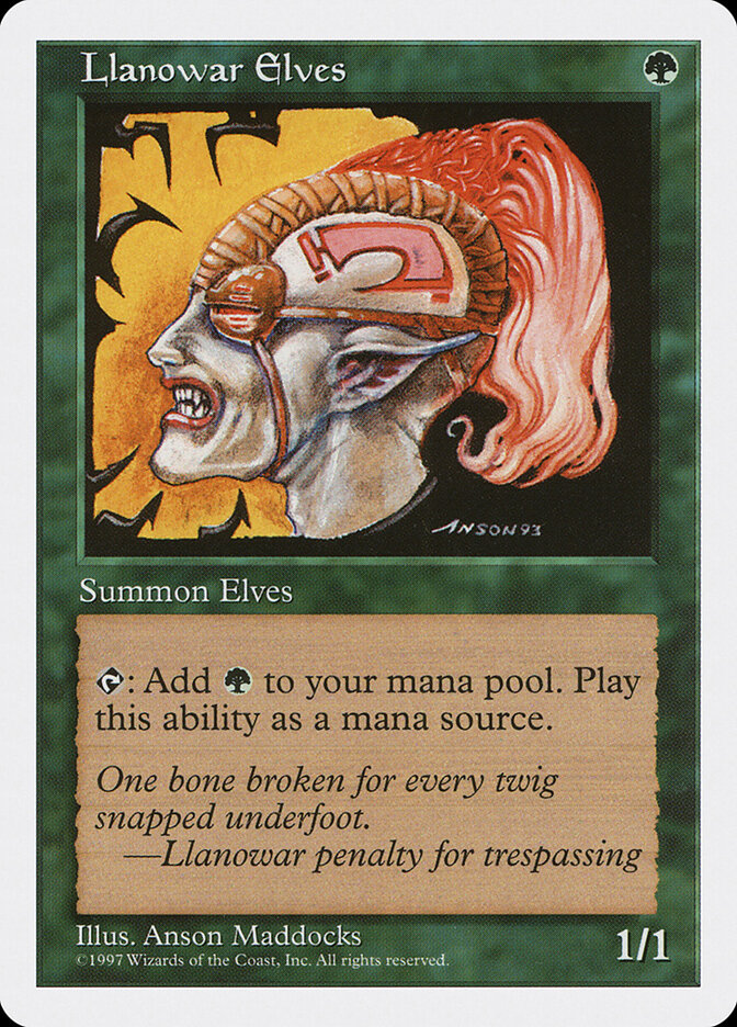 Llanowar Elves, Fifth Edition · 313