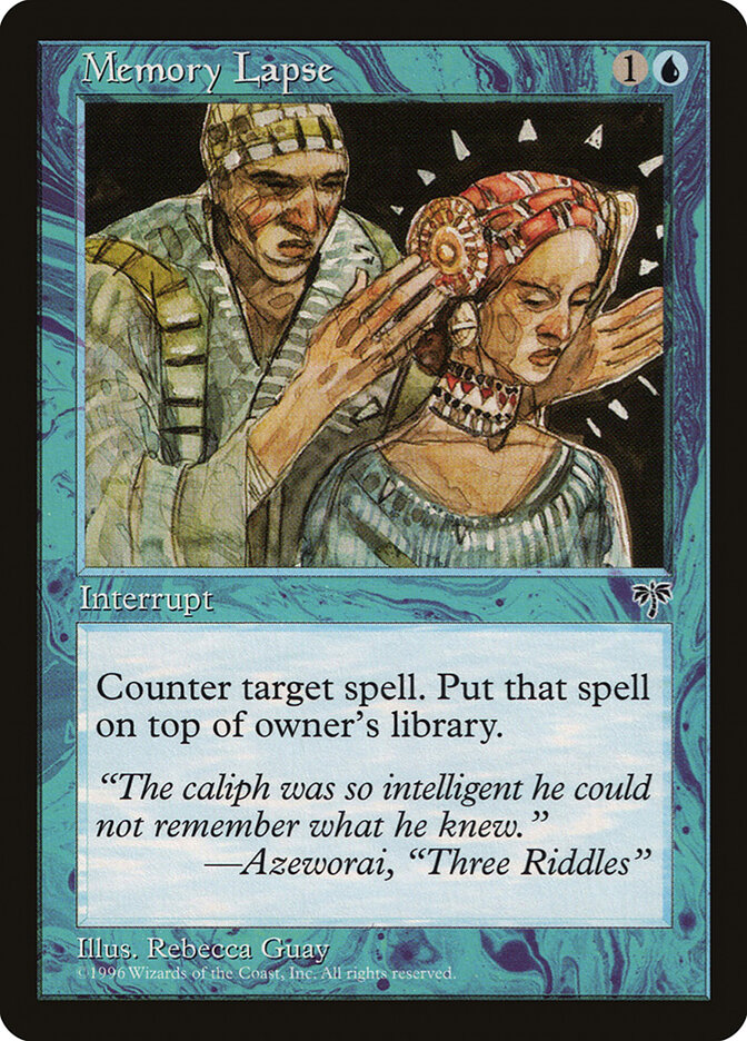 Memory Lapse, Mirage · 74