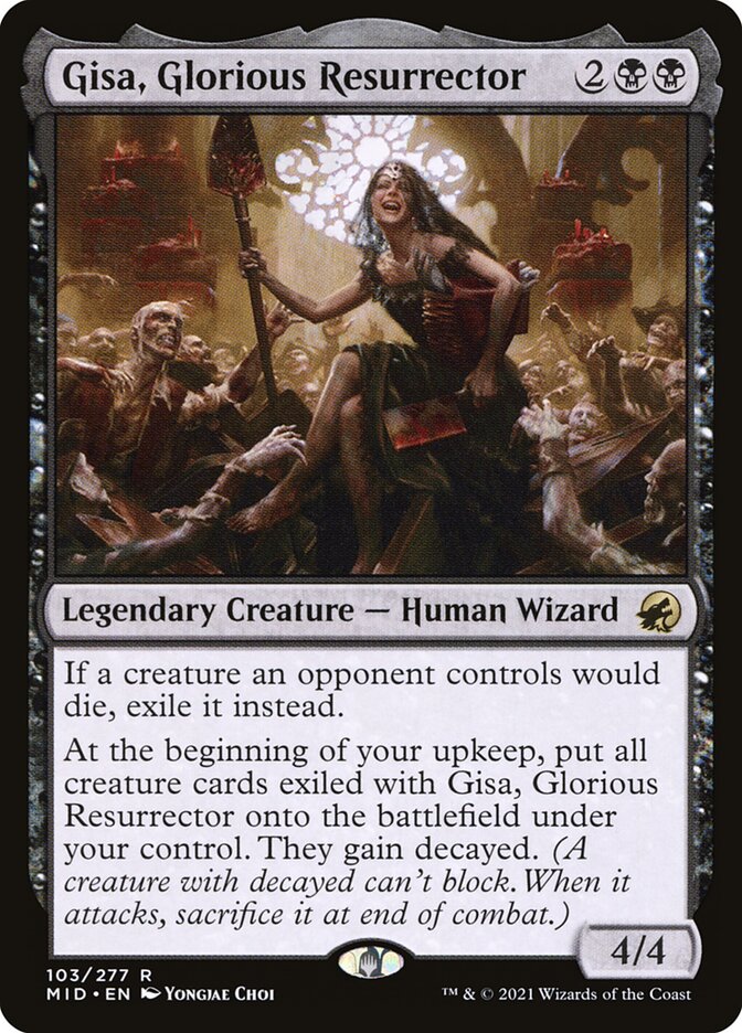 Gisa, Glorious Resurrector, Innistrad: Midnight Hunt · 103/277