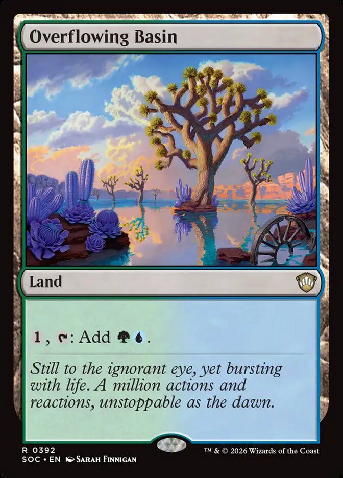 Overflowing Basin, Secrets of Strixhaven Commander · 0392
