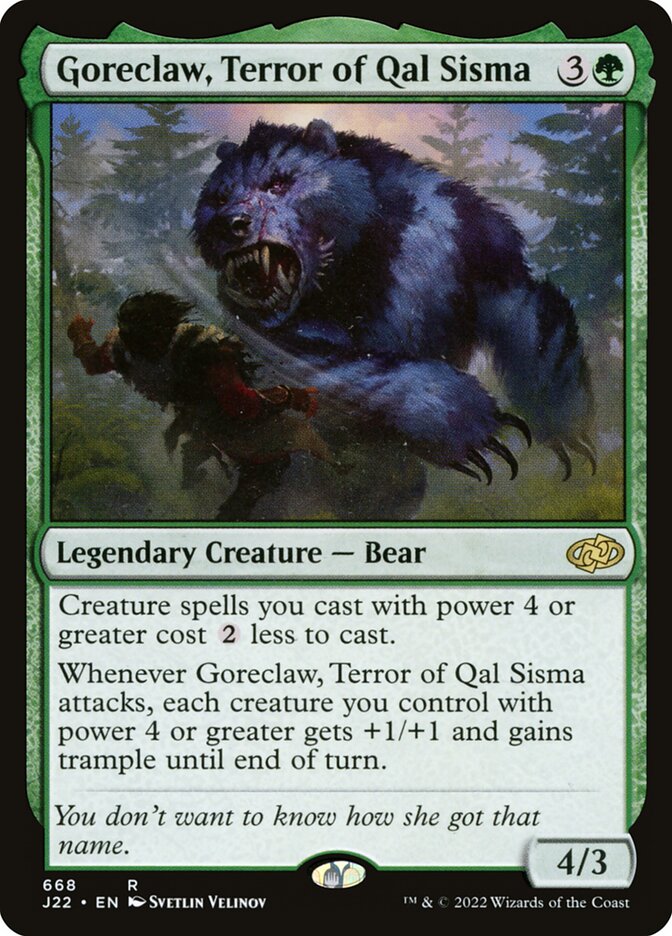 Goreclaw, Terror of Qal Sisma, Jumpstart 2022 · 668