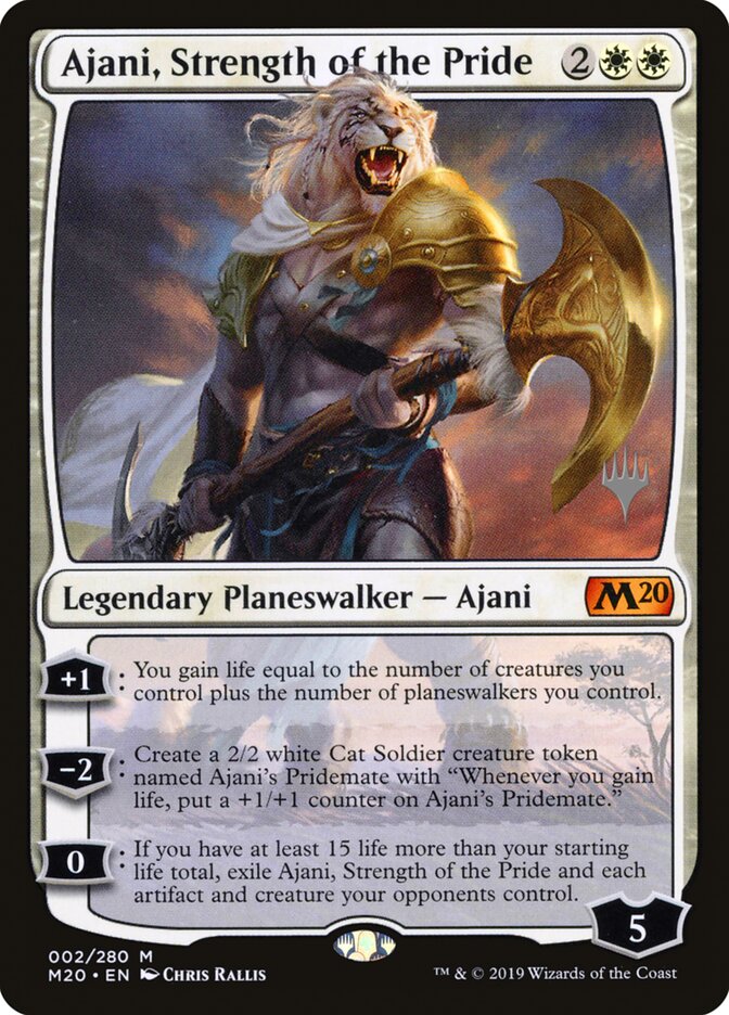 Ajani, Strength of the Pride, Core Set 2020 Promos · 002/280