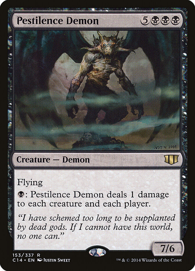 Pestilence Demon, Commander 2014 · 153/337
