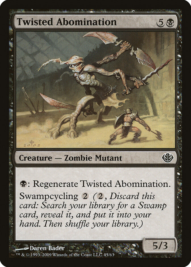 Twisted Abomination, Duel Decks: Garruk vs. Liliana · 45/63