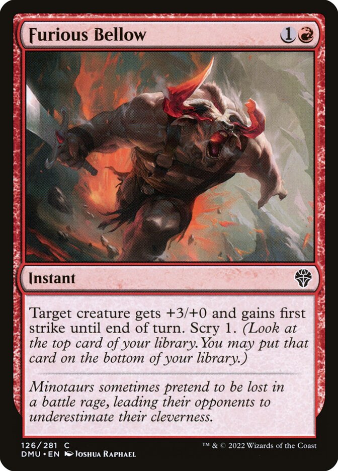 Furious Bellow, Dominaria United · 126/281