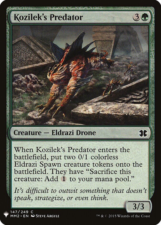 Kozilek's Predator, The List · mm2-147